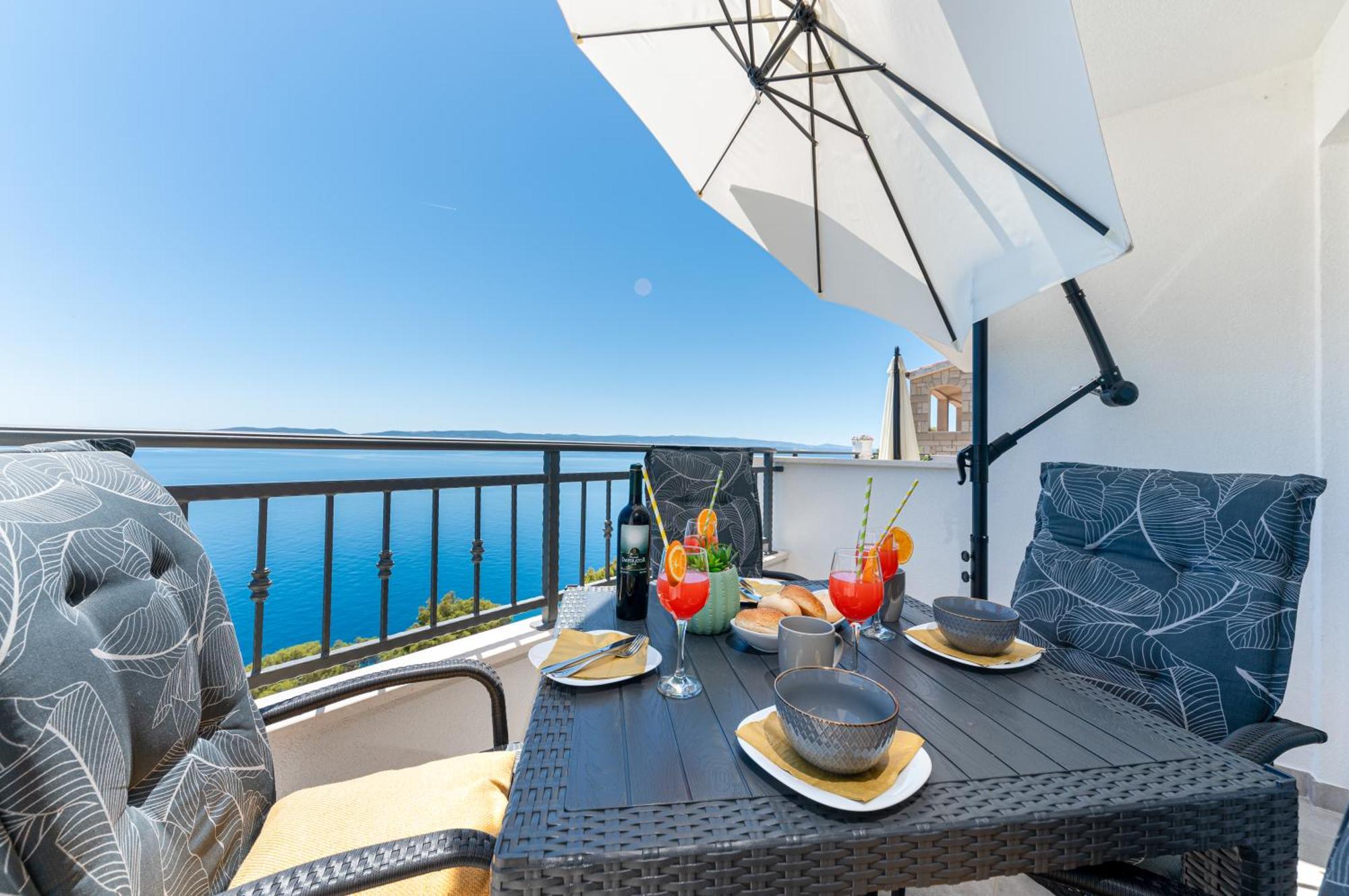 Seaview Apartments Nives เบรลา ห้อง รูปภาพ